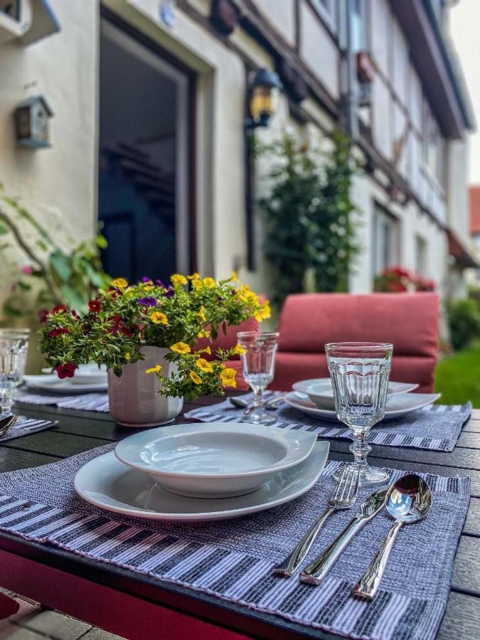 Appartamento Am Mathildenbrunnen Gross Quedlinburg Esterno foto