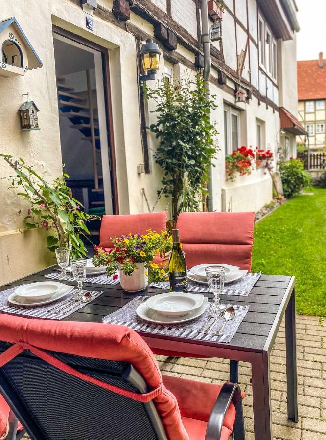 Appartamento Am Mathildenbrunnen Gross Quedlinburg Esterno foto